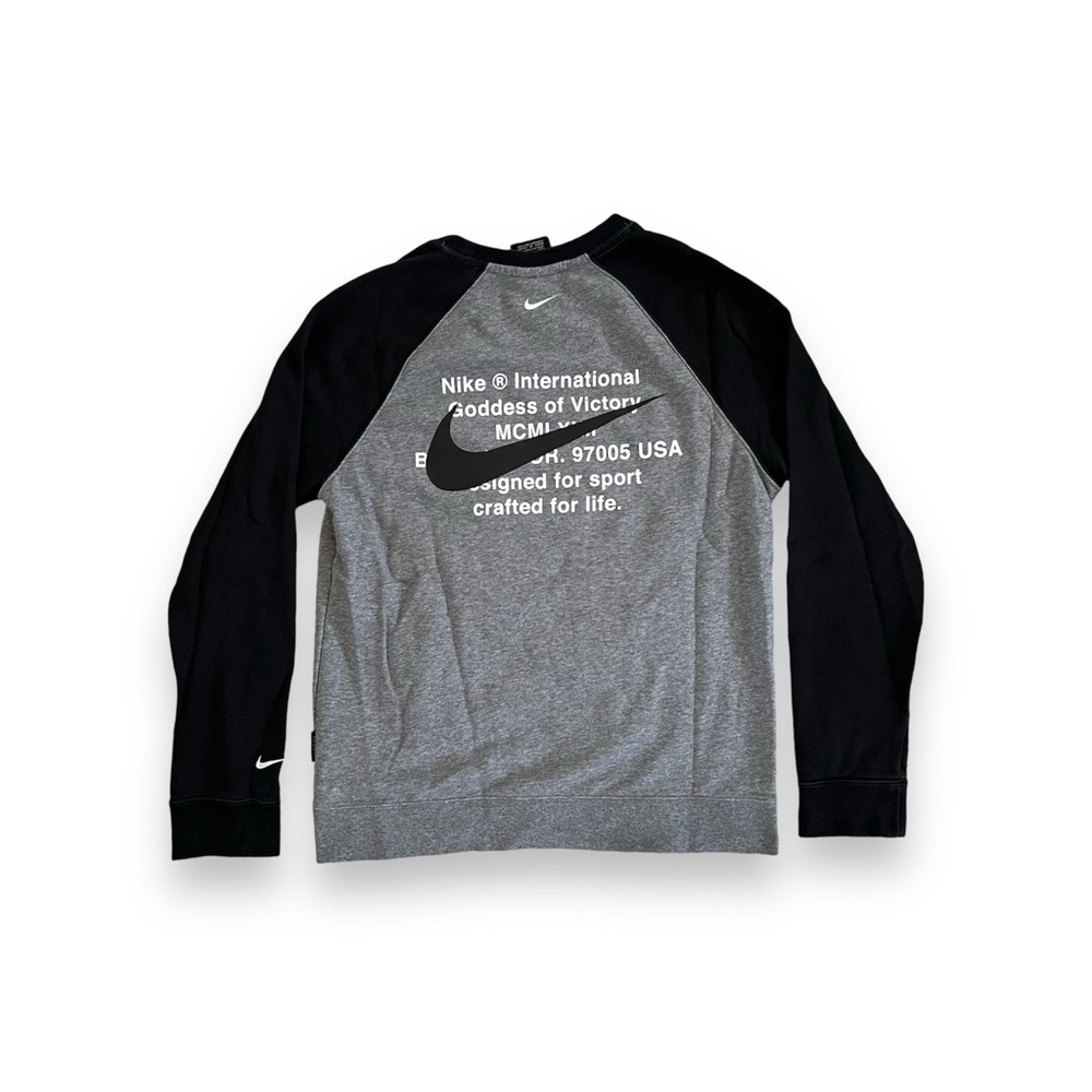 ✔️ GUC✔️ NIKE Sportswear Swoosh Sweatshirt Carbon Heather